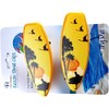 C&H Solutions 2 Set (4 Ct) Yellow Surfboard Beach Towel