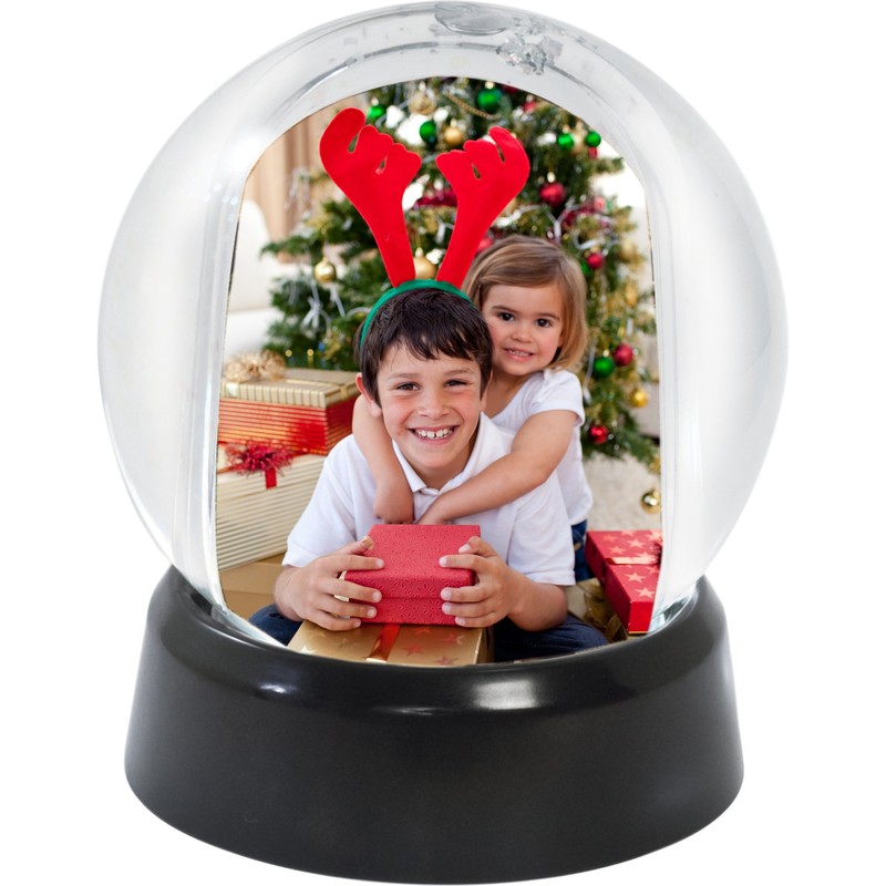 Neil Enterprises Inc. Mini Photo Snow Globe with Black Base