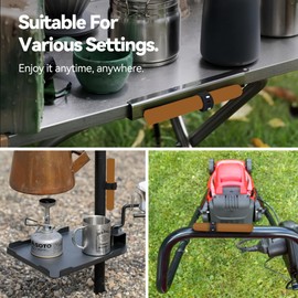 ROWFEN ROWFEN 2Pcs Golf Cart Accessories - Fits 38 to 60 Ring Gauge - Convenient Holder with Magnet and Adjustable Design - Fit for Golfing, Grilling, Fishing, Travel, and Outdoor Adventures (Black+Black)