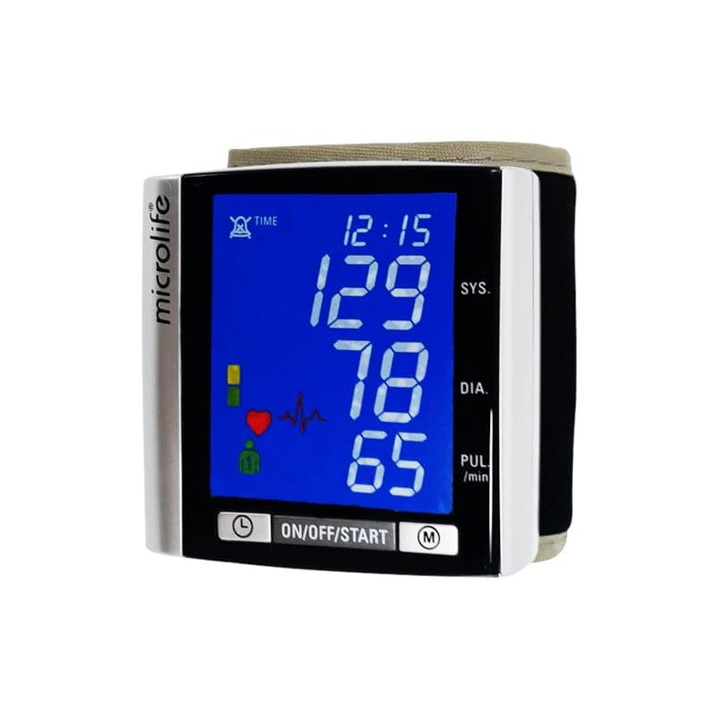 Baumanómetro de Muñeca Digital para Ritmo Cardiaco 2 Usuarios