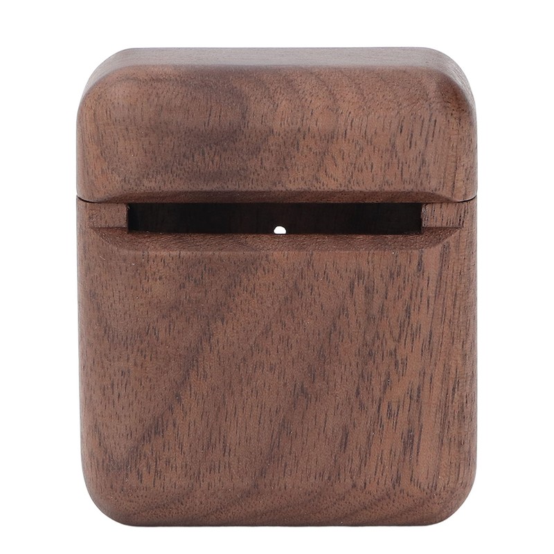 Wooden Earbuds Case Cover for IOS 2nd 1st Generation Charging