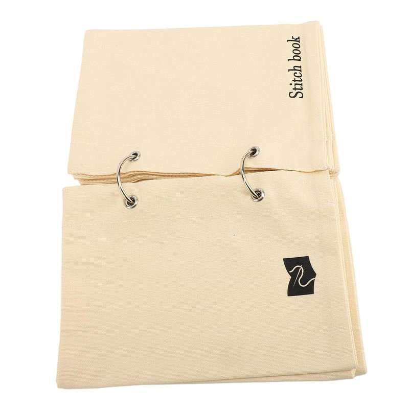 lvifloae Blank Fabric Sketchbook Art Journaling Fabric Sketch Book Linen
