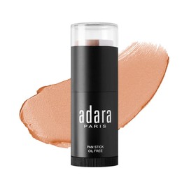 Maquillaje en barra Adara, alta cobertura, acabado mate, 5 tonos (01 Nude Beige)