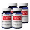 통라이프 ()알티지오메가3 비타민D 75일분- 4병 Tonglife RTG Omega 3 Vitamin D 75-day Supply - 4 Bottles