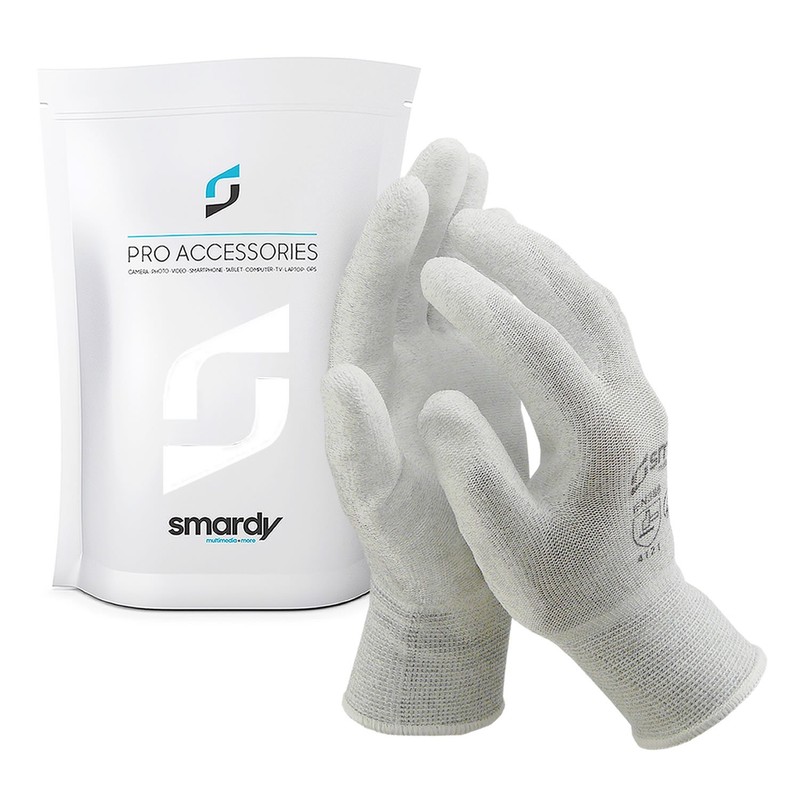 smardy 2 Pairs antistatic ESD gloves | touchscreen functionality size