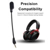 MICMXMO Microphone Replacement for HyperX Cloud III Wired/Wireless Gaming Headphone,