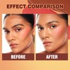 Contouring Stick,Blush Highlighter Stick,Waterproof Contour S-tick That Effortlessly Contours the