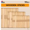 Popsicle Stick Premium Quality 150pcs - Craft Supplies Sticks -