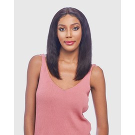 VANESSA Brazilian Human Hair Lace Front Wig Tops Middle Part Medium Long Length Wet & Wavy Style - TMH GINI (OT530)
