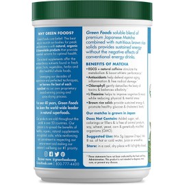 Green Foods Organic Matcha, 11oz (Pack of 2)