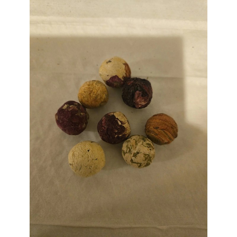 floral vitality 8 Handcrafted Flower Herbal Tea Bombs – A
