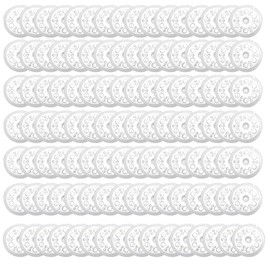 Amazleer Pack of 100 Plastic PP Washers 45 mm, Foam Panels Washers for Attaching and Supporting Insulation Plates (Plastic 100)