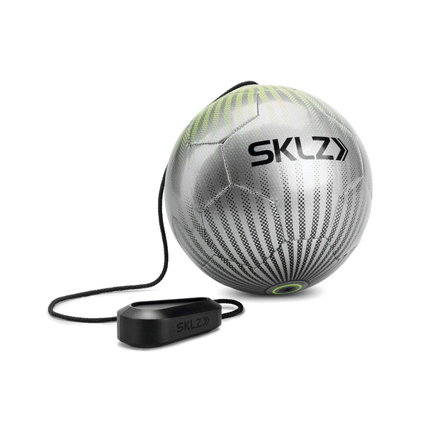 SKLZ 212694 Star Kick Rebounder Ball, Silver, For Soccer Training, No. 1 Ball