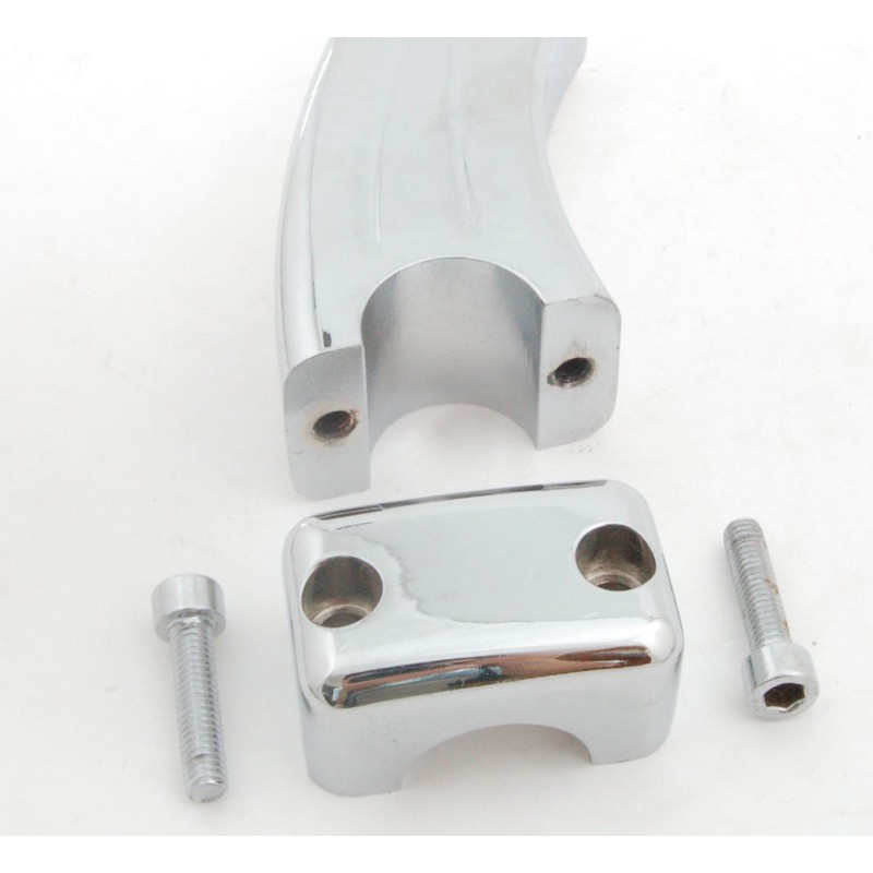 Topteng 3.5 Inch Billet Chrome 1 Inch Bars Riser Pull