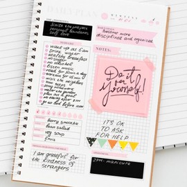 YIKIADA Black Color Coding Labels 3 × 1 Inches Self-Adhesive Rectangle Stickers Waterproof Name Tags for Office School Home 160 PCS