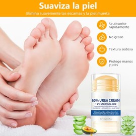 1pcs Crema con Urea 60 para Pies, Hidratante Resecos y Agrietados