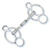 Stübben Gebiss 2281 3-Ring-Trense Easy Control - 10,5 cm -