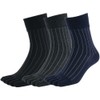 Asuka Men's 5-Toe Socks, 100% Cotton, Half Length, Set: B4-3
