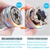 Yuentoen Adjustable universal socket wrench, 10-19 mm universal spanner universal