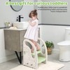 Onasti Toddler Step Stool for Bathroom Sink, Adjustable 2 Step