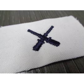 Military US NAVY GUNNERS MATE STRIKER Patch VIETNAM ISSUE SUMMER WHITES