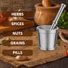 Pestle and Mortar Set - Stainless Steel Mortar and Pestle