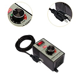 amleso Motor Speed Controller Fan Speed Adjustment Power Tool Speed Control for 100V-120V Inline Duct Fan Heavy Duty Speed Regulator