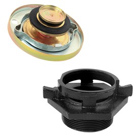 Transfer Tank Vented Cap w/Threaded Neck, Venting Pressure Tank Cap with 2 Inch Base, Diesel Fuel Tank Cap Use for Diesel Transfer Tank, Fuel Transfer tank & Vented Fuel Storage Tank