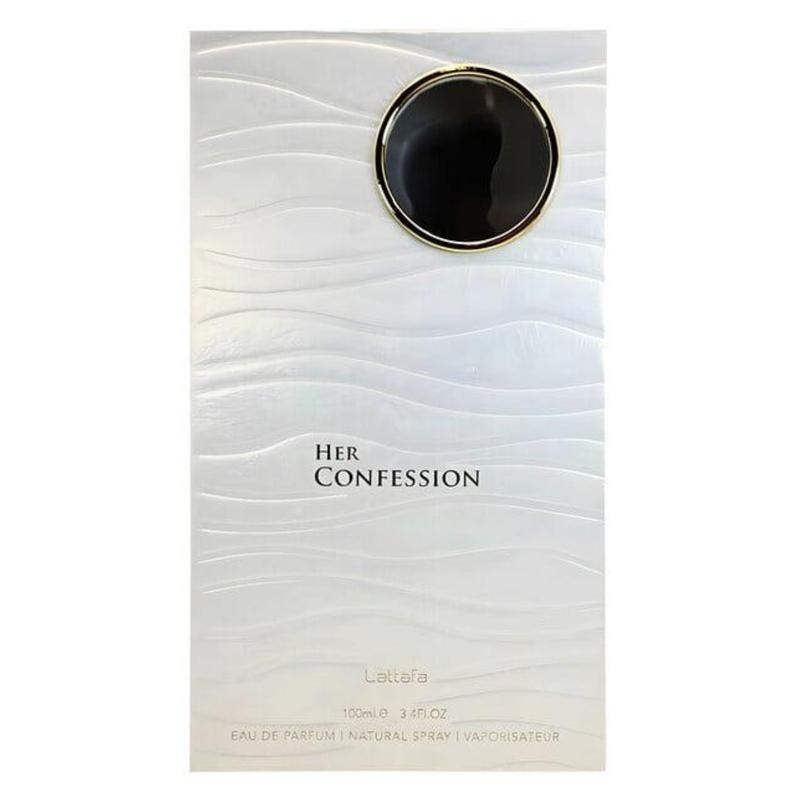 Lattafa Her Confession for Women Eau de Parfum Spray, 3.4