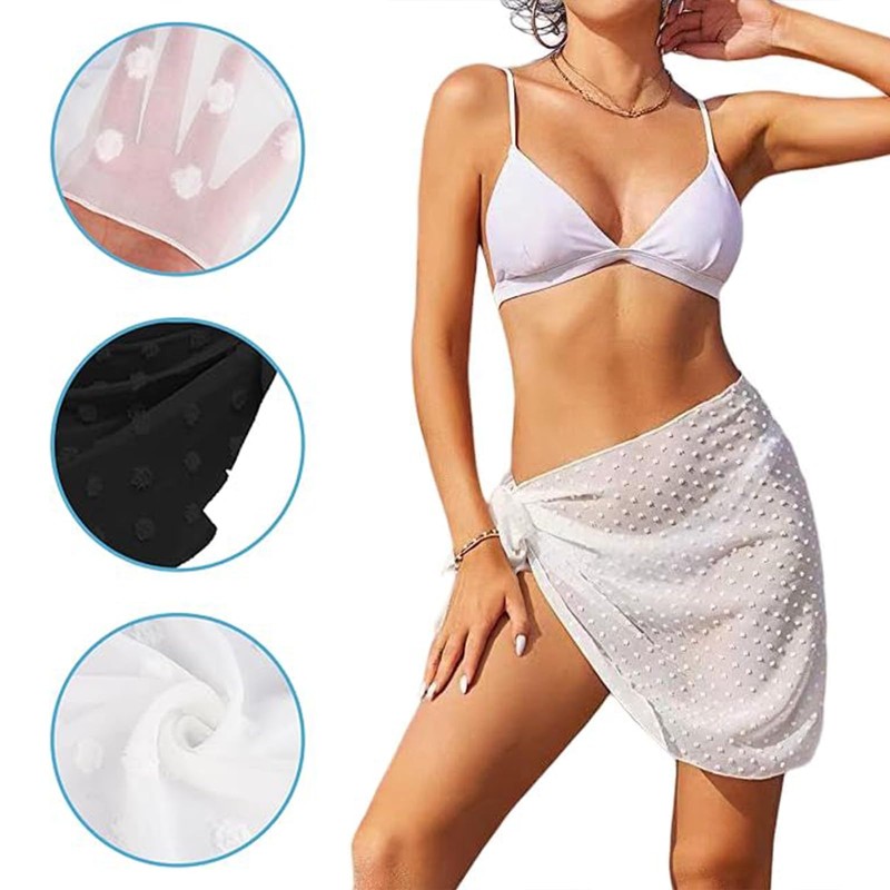 2 pezzi Pareo Donna Spiaggia - Bikini Rock, telo mare
