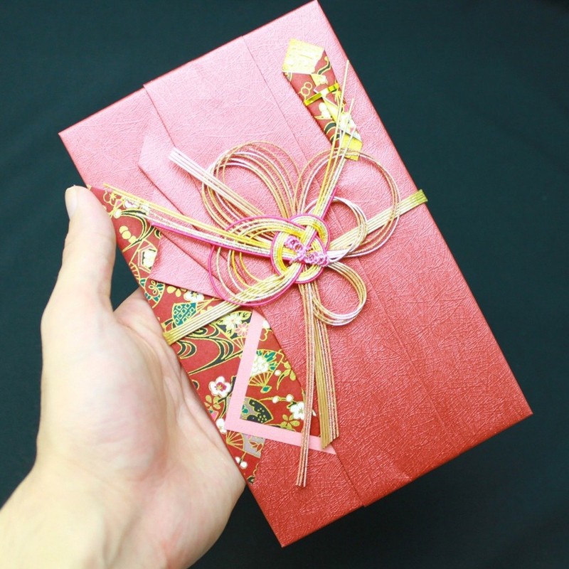 Maruay Ki-658R Ceremony Bag, Wedding Design, Japanese Style, Large Gold,