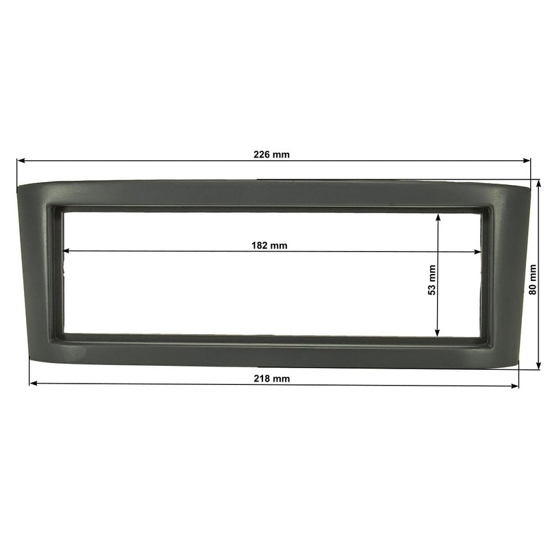 Radio Lens Kit for Smart Roadster Coupe (452) 2003-2005 Anthracite