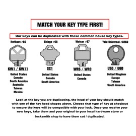 Violin Shaped Rock Star Key Kwikset KW1 KW10