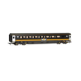 Hornby R40441 RailRoad Grand Central Rail, Mk3 Trailer Standard Open, 42401 - Era 10 Junior Railroad, Black