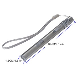 Optimal Shop USB Rechargeable Mini LED Flashlight,High Lumen Pen Light Mini Pocket Torch for Home and Outdoor Activities (1 Pack)