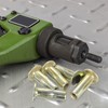 sourcing map Multi-Grip Rivet-Nut, M6 Pre-Bulbed Shank Carbon Steel Color-Zinc-Plated