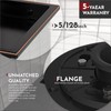 WEBANG 4 Inch Square Shower Floor Drain with Flange,Quadrato Pattern