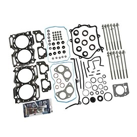 Cylinder Head Gasket Set with Head Bolts - Compatible with 1999-2003 Subaru Impreza 2.5L SOHC 16-Valve with Engine Code EJ25