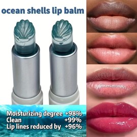 2 Piezas Bálsamo Labial Hidratante con Extractos de Plantas, Nutritivo y Suavizante, Reduce Líneas de Labios, Ideal para Estudiantes