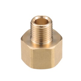 VekAuto Pressure Washer Connector, M14 x 1.5 to 13 mm G1/4 Inch Male and Female Adapter Brass Screw Hose Connector Universal for Pressure Washers Brass Copper Tone