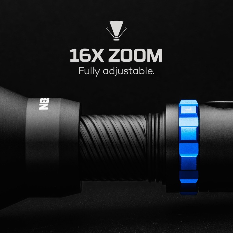 NEBO LUXTREME MZ60 Blueline Flashlight & Portable Charger | 1,000
