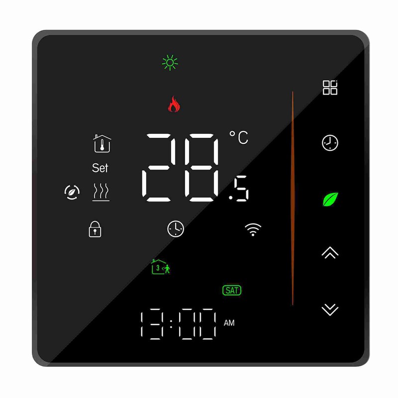 WiFi Smart Thermostat Temperature Controller Weekly Programmable Supports Touch Control/