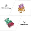 Operitacx 40 Pcs DIY Accessories Gummy Bear Pendant Charms DIY