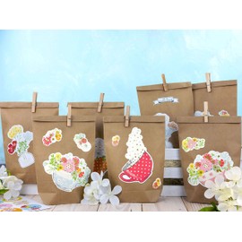 Papierdrachen 12 Alternative Easter Nests for Children, DIY Gift Bags for Easter with Easter Designs, Easter Gifts for Children, Set 1