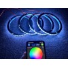 FIA 4pcs 6.5'' RGB LED Speaker Lights For Car Truck