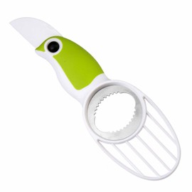 3-in-1 Avocado Tool with Soft Grip Handle, Green, 12