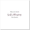 doodlecards Easter Card Easter Blessings Square Size with Plain Envelope
