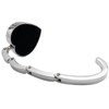 Reizteko Purse Hook, Rhinestone Heart Love Foldable Handbag Purse Hanger