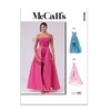 MCCALLS M8450BB Misses' and Women's Dress, Jumpsuit and Overskirt BB