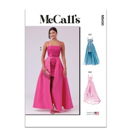 MCCALLS M8450BB Misses' and Women's Dress, Jumpsuit and Overskirt BB (20W-22W-24W-26W-28W)